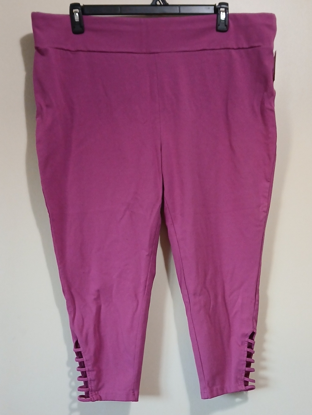 Terra & Sky Women's 3X Capri Ladder Leggings